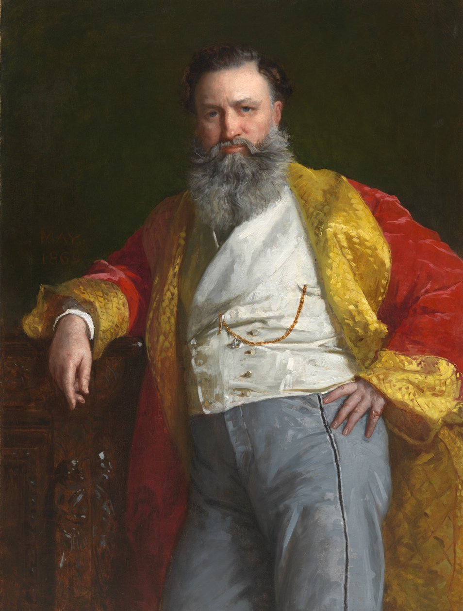 Isaac Merrit Şarkıcı, 1869. by Edward Harrison May