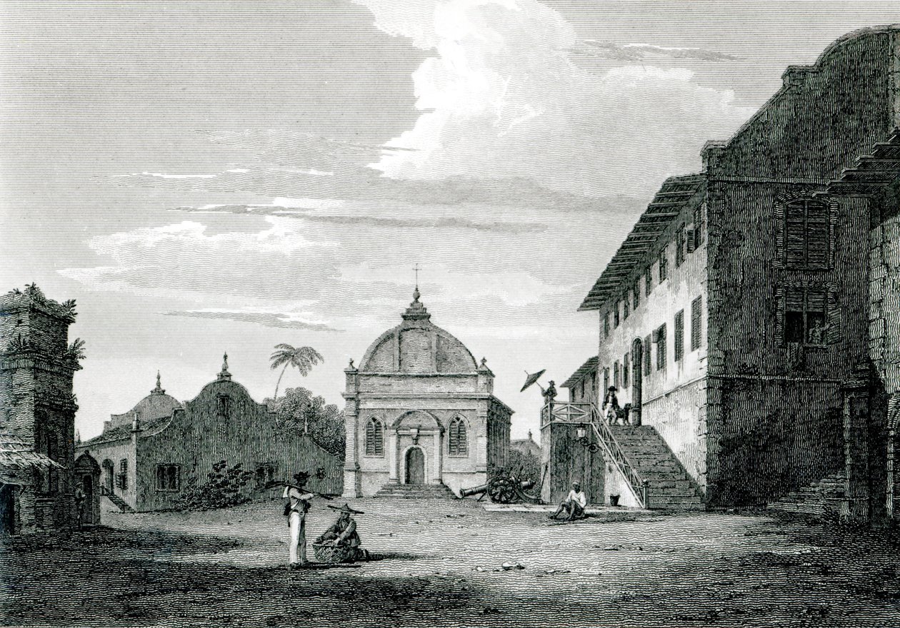 George Cooke tarafından oyulmuş Malacca