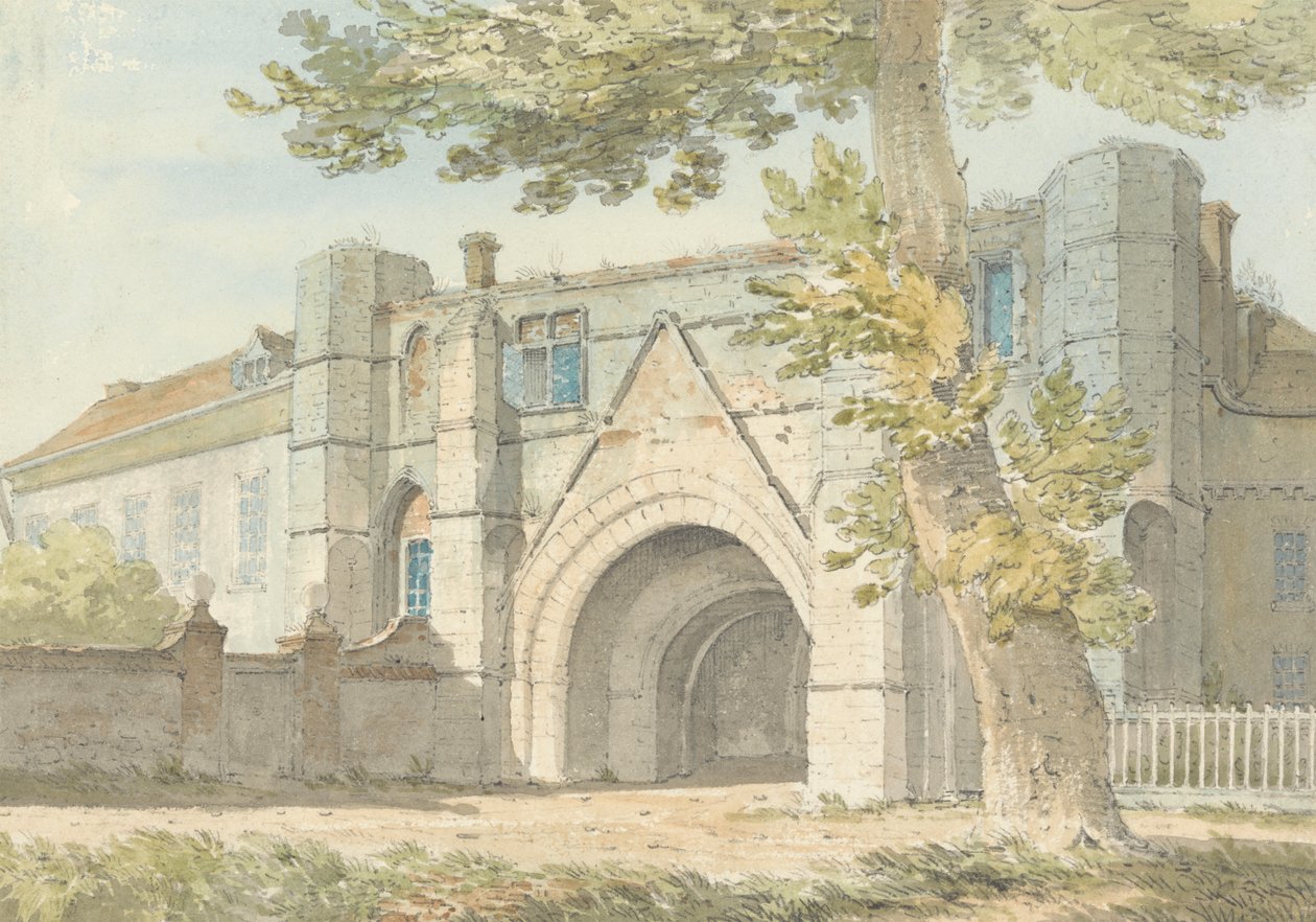 Abbey Gateway'i Okumak by Edward Hawke Locker