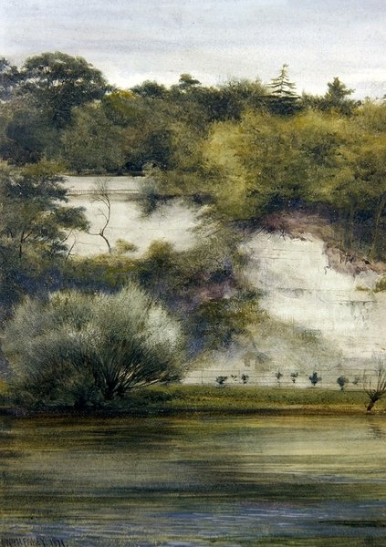Nehir kenarında by Edward Henry Fahey