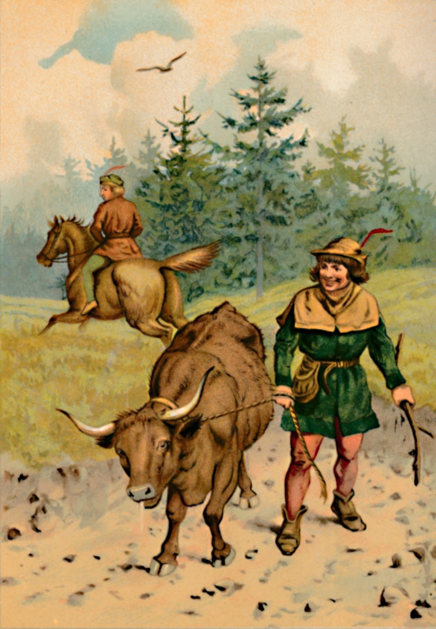 Hans ve İneği, 1901 by Edward Henry Wehnert