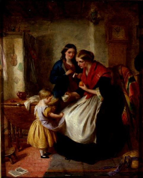 Coaxing (panelde yağ) by Edward Hughes