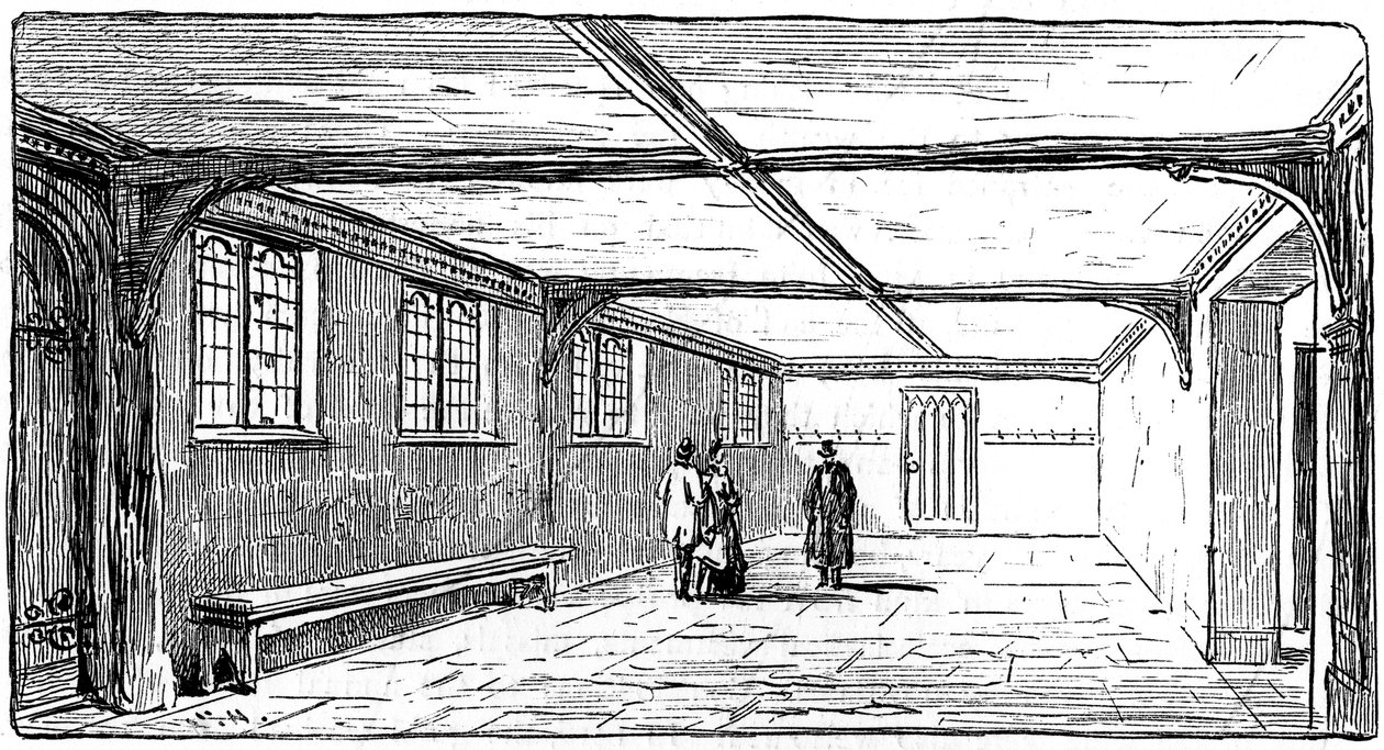 Guildhall, Stratford-upon-Avon, Warwickshire, 1885. by Edward Hull