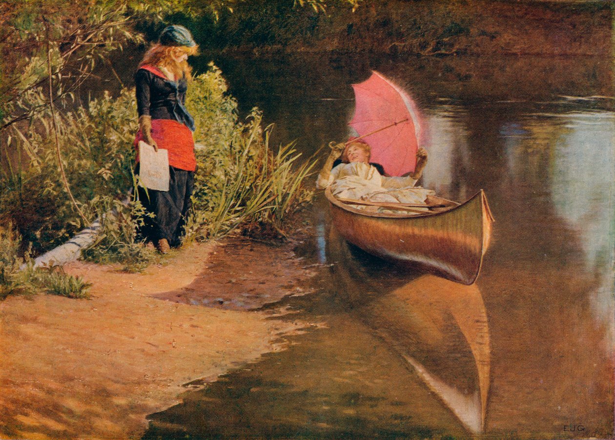 Marooned, 1909 by Edward John Gregory
