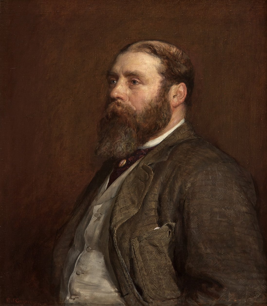 William Henry Wills, Av., M.P. (Lord Winterstoke), 1880 dolayları (tuval üzerine yağlı boya) by Edward John Gregory