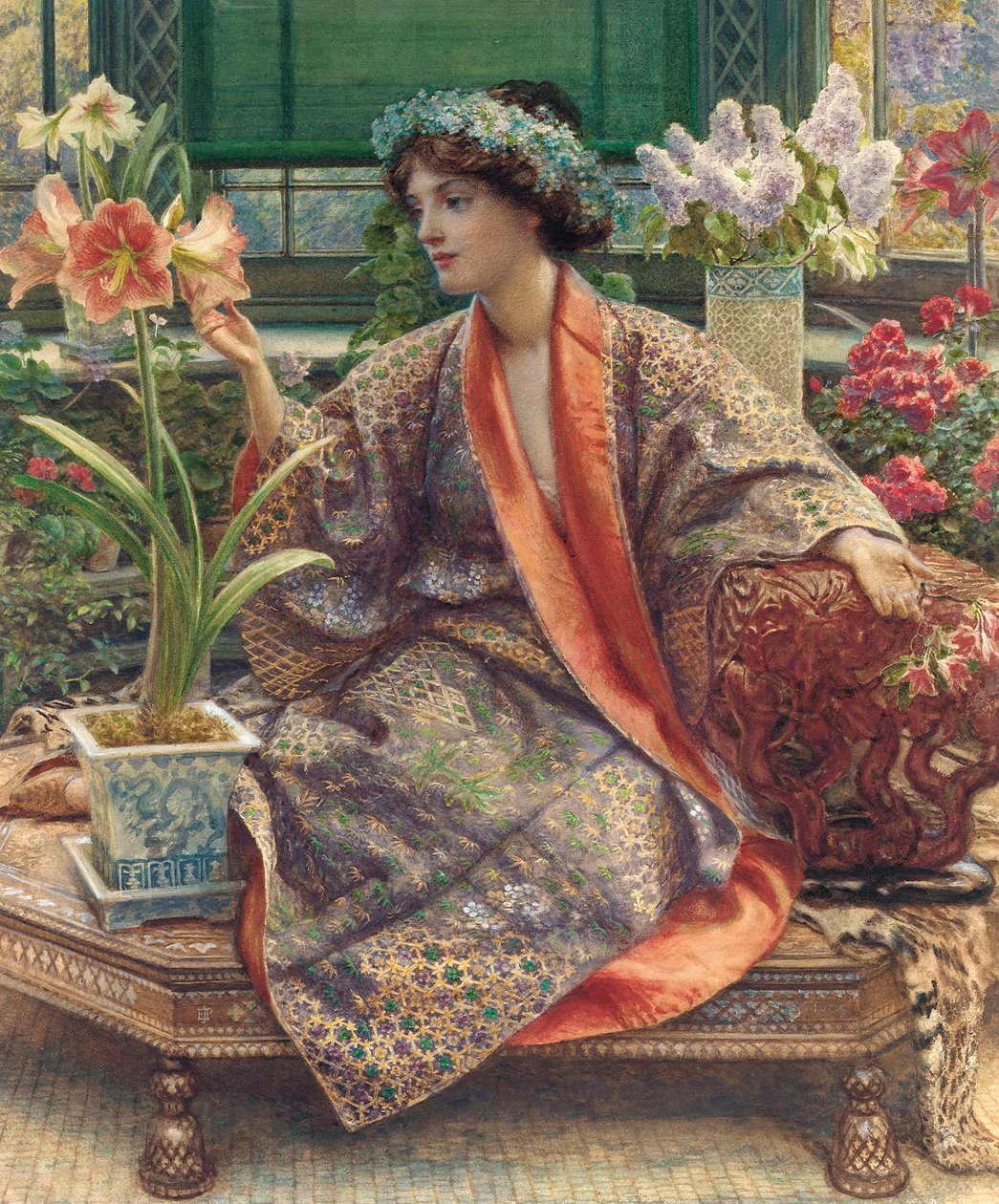 Bir Kaplıca Çiçeği, 1909 by Edward John Poynter
