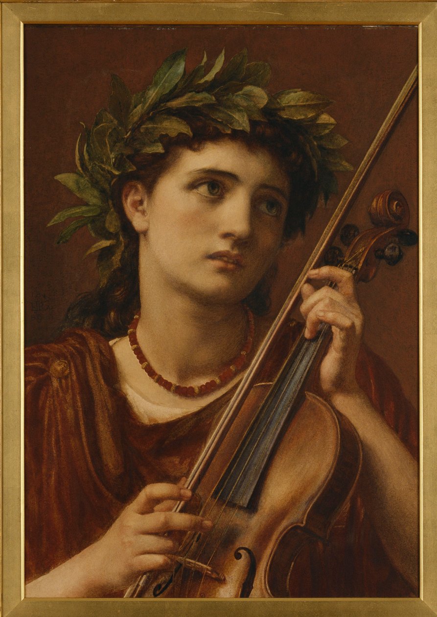 Müzik, Heavenly Maid, 1889 by Edward John Poynter