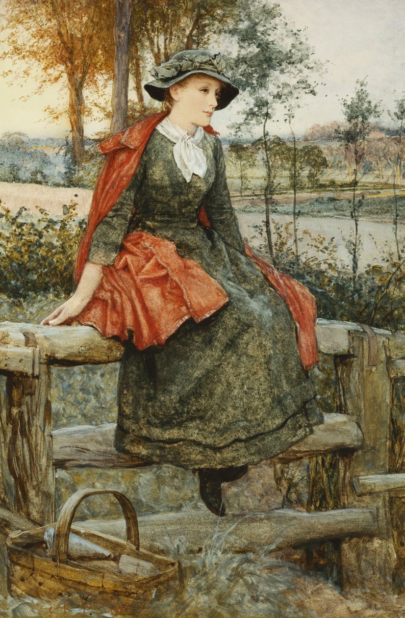 Kızıl Pelerin, 1883 by Edward Killingworth Johnson