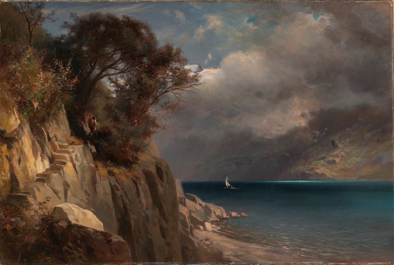 Göl Manzarası, 1875. by Edward L. Custer