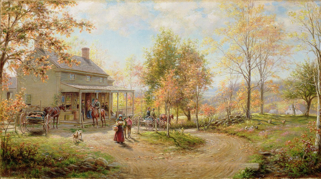 Bir Ekim Günü by Edward Lamson Henry