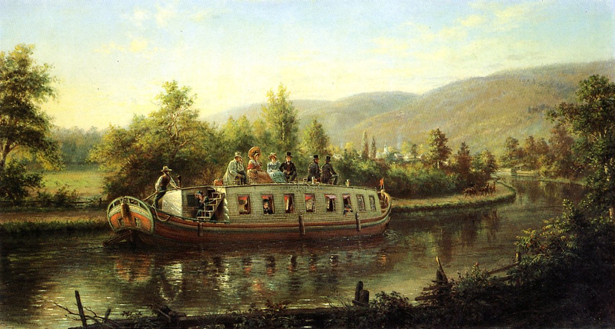 Hızlı Geçişin İlk Günleri (tuval üzerine yağlı boya) by Edward Lamson Henry