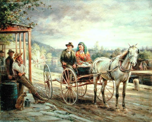 Öğleden Sonra, Port Ben, Ulster County by Edward Lamson Henry