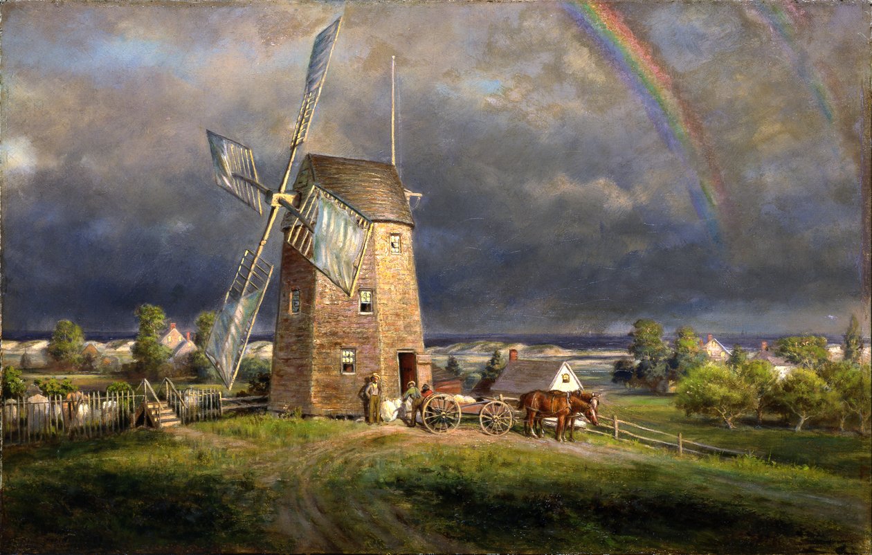 Eski Kanca Değirmeni, Easthampton, yak. 1880. by Edward Lamson Henry
