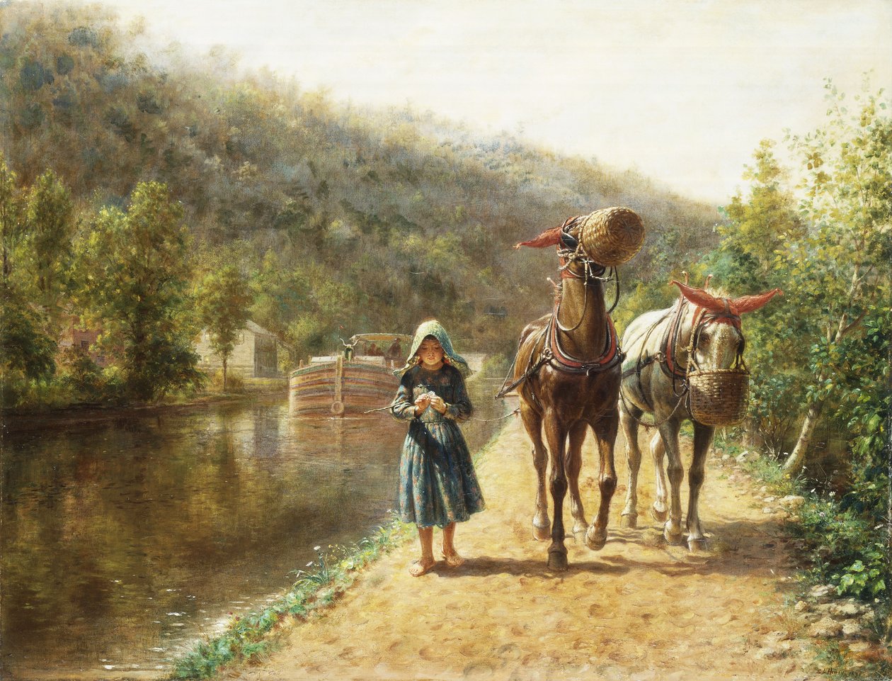 Çekme Yolunda, by Edward Lamson Henry