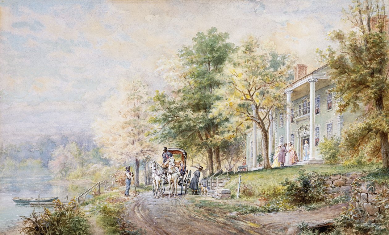 Misafirlerin Kabulü, 1898 by Edward Lamson Henry