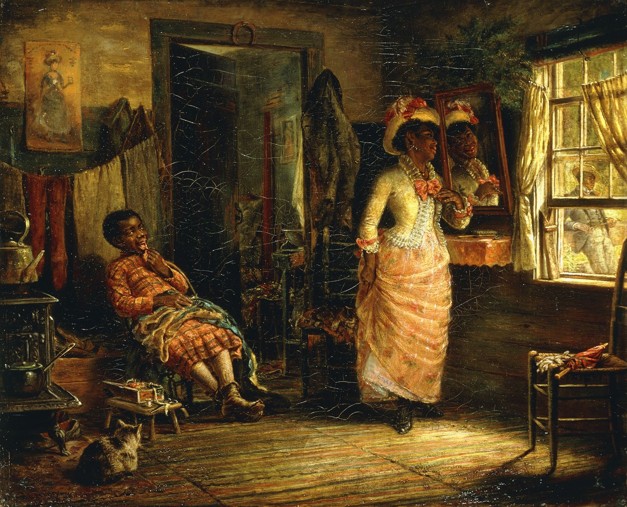 Parlamaya Bağlı, 1885 dolayları by Edward Lamson Henry