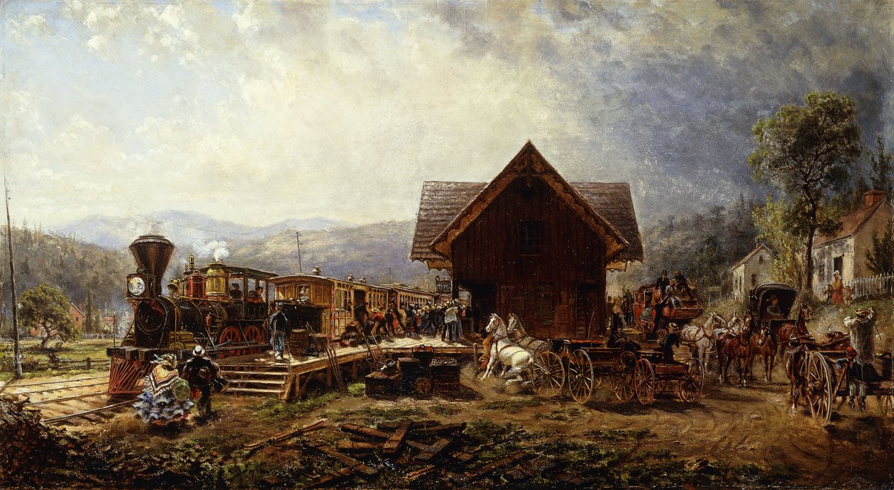09.45 Konaklama, Stratford, Connecticut, 1864 by Edward Lamson Henry