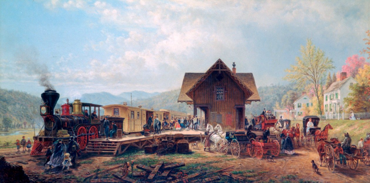 9:45 Konaklama, 1867 by Edward Lamson Henry