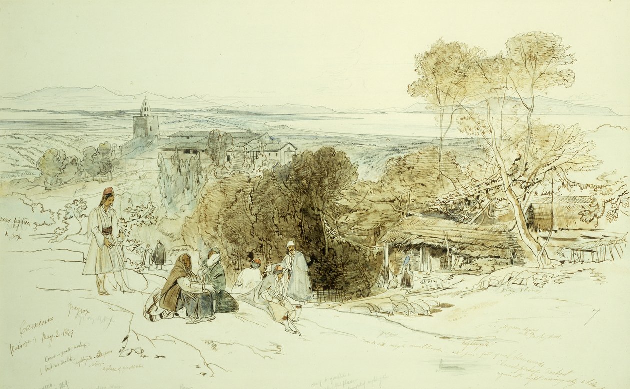 Camerino, 1849, 1849 by Edward Lear