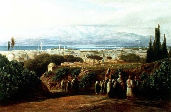 Mezarlığı olan şehir by Edward Lear