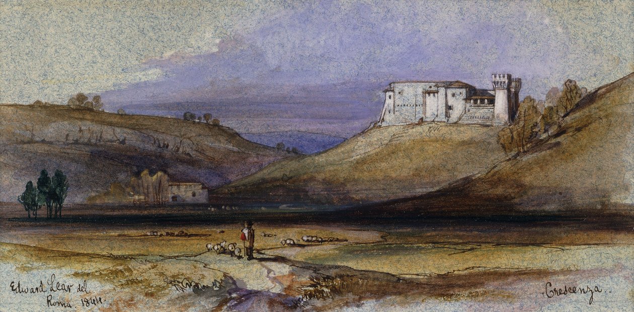 Hilal, 1844 by Edward Lear