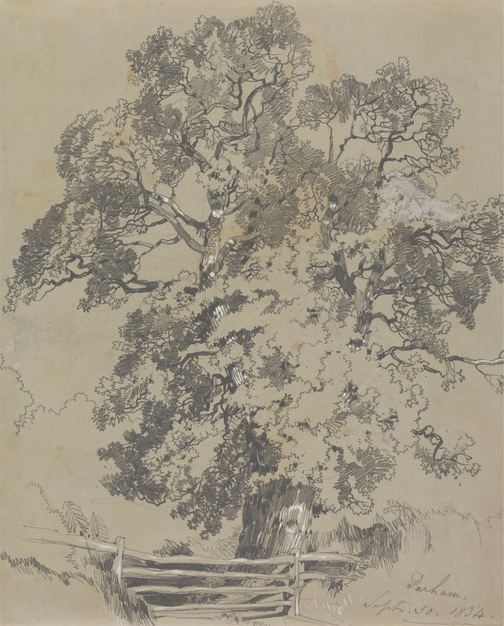 Parham, Eylül 30, 1834 by Edward Lear