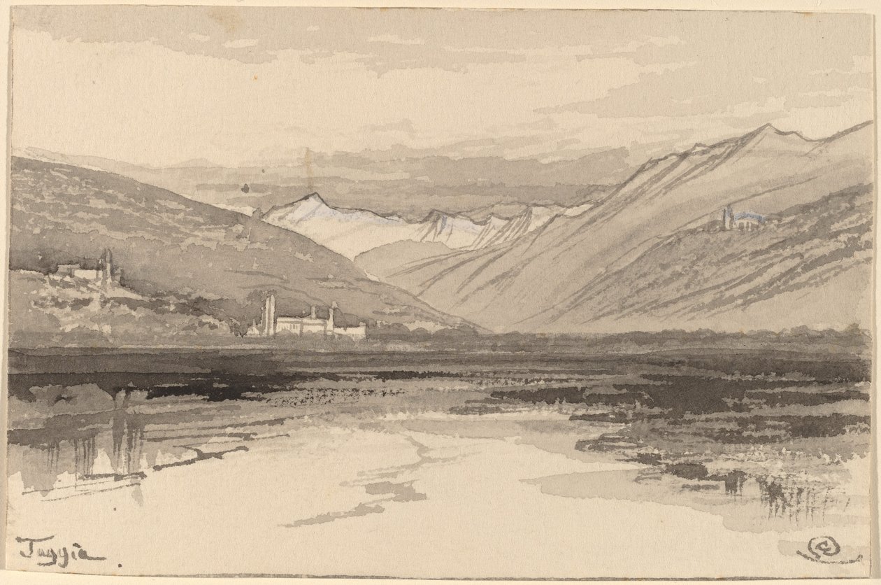 Taggia, 18841885. by Edward Lear