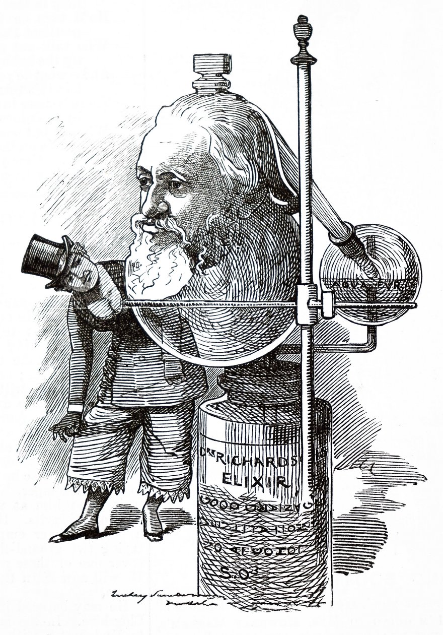 Benjamin Ward Richardson. by Edward Linley Sambourne