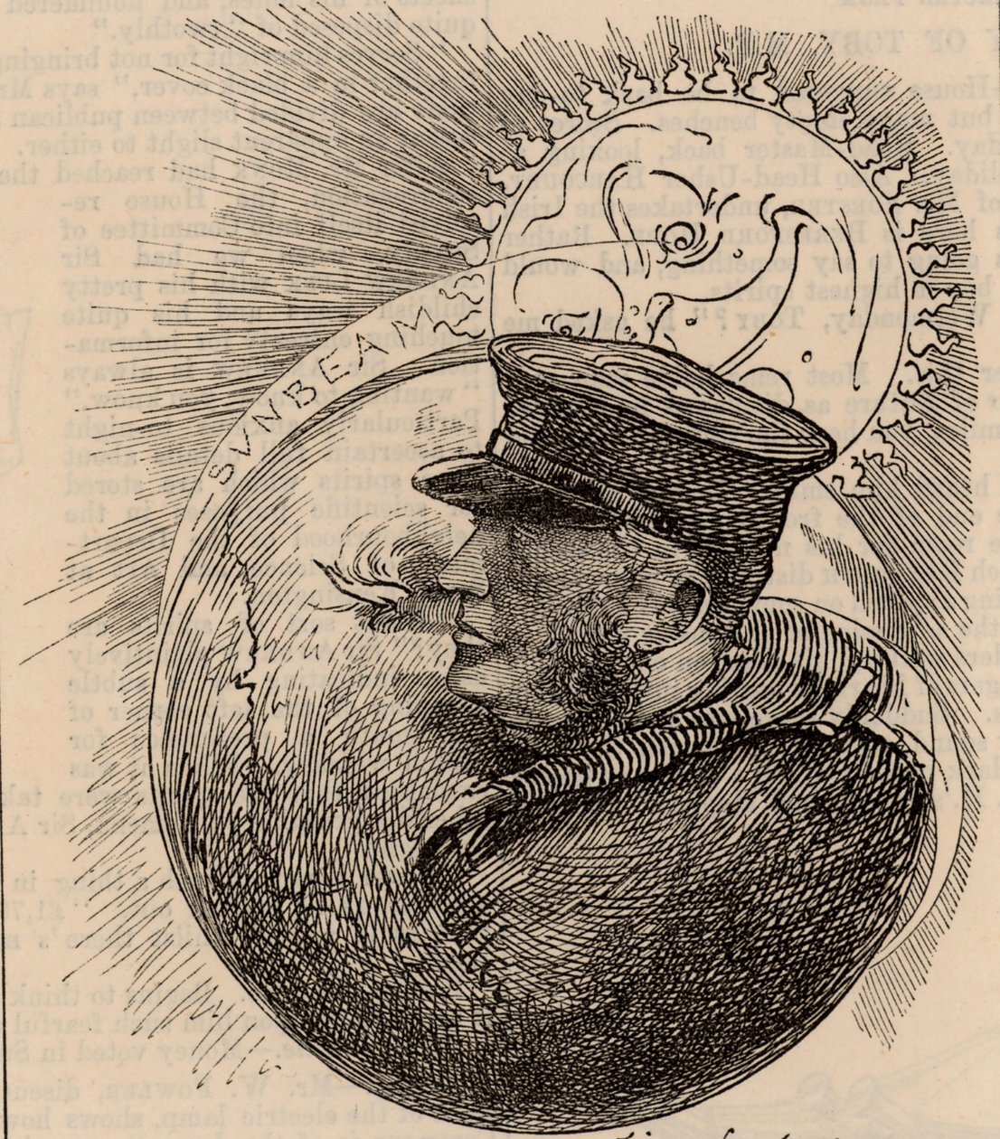 Thomas Brassey çizgi film by Edward Linley Sambourne