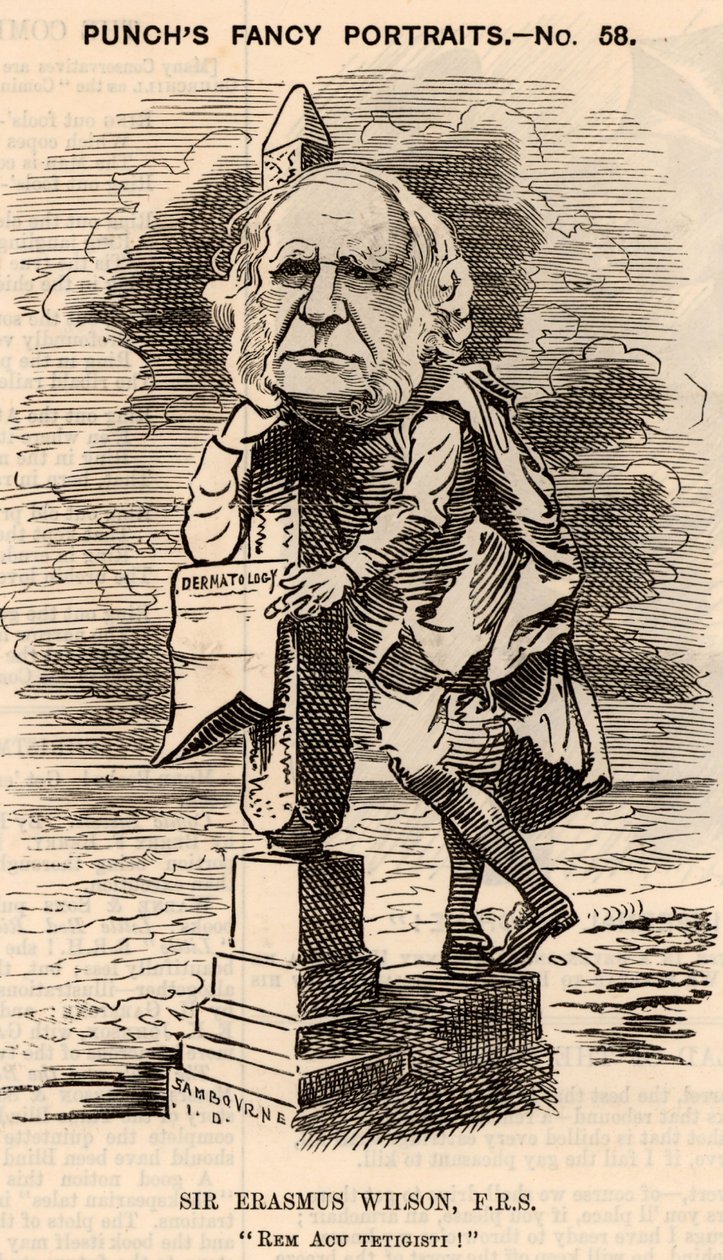 Erasmus Wilson (1809-1884) by Edward Linley Sambourne