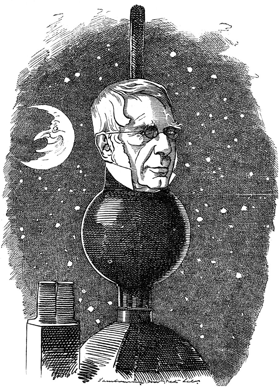 George Biddell Airy 1801-1892, İngiliz astronom ve jeofizikçi, 1883 by Edward Linley Sambourne