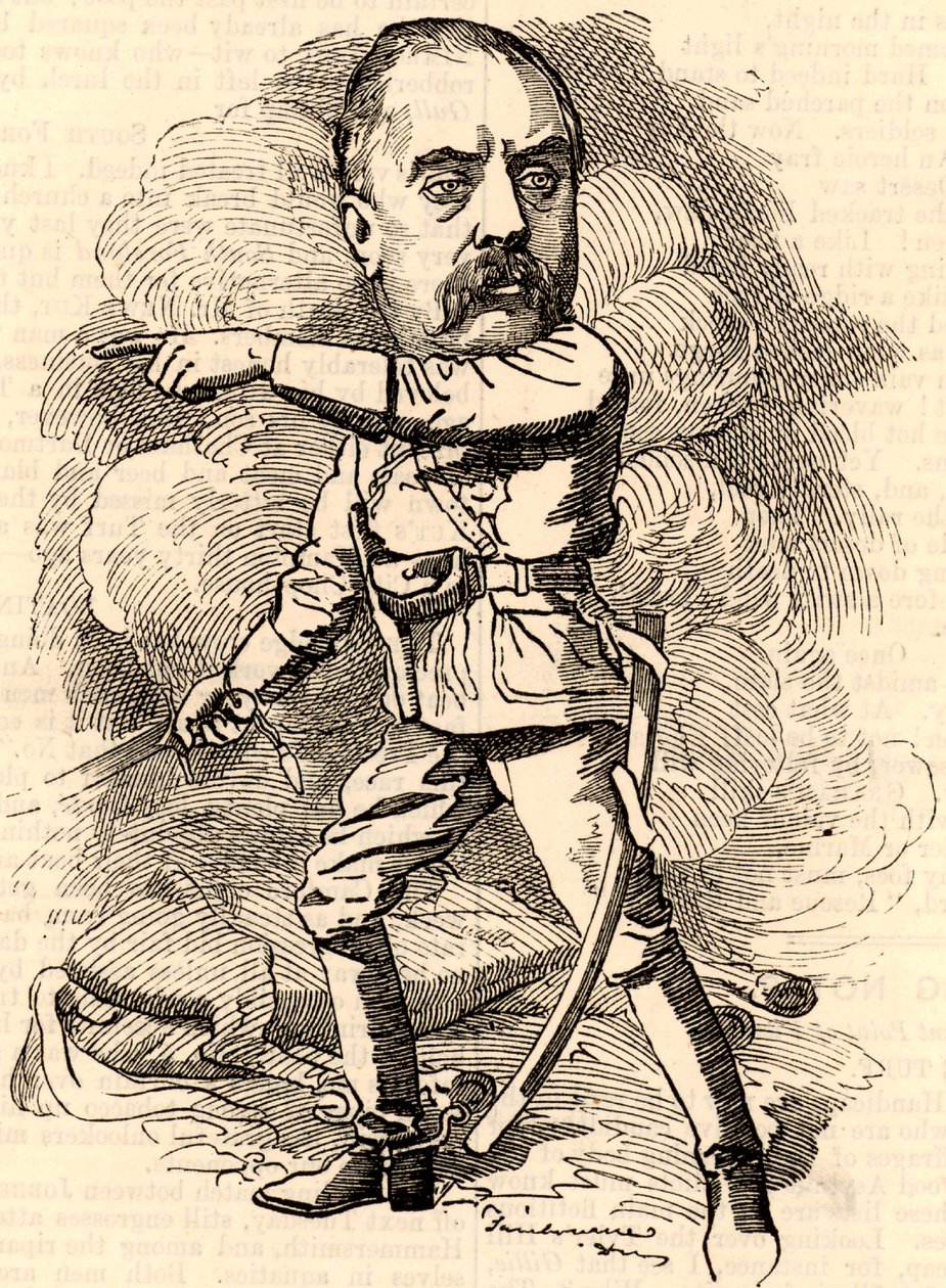 Gerald Graham (1831-1899) Kraliyet Mühendislerinde görev yapan İngiliz subayı by Edward Linley Sambourne