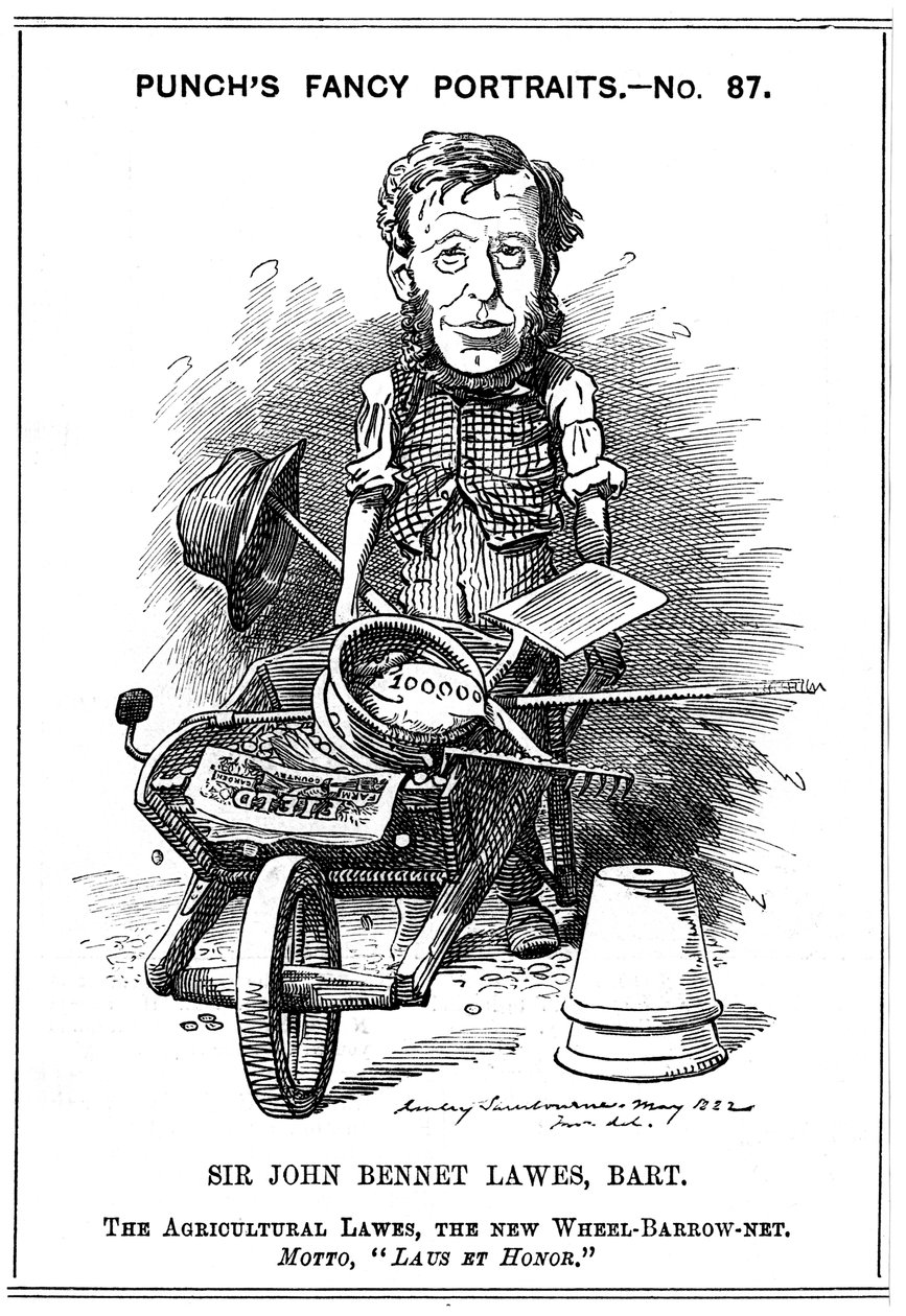 John Bennett Lawes, İngiliz tarımcı, 1882. by Edward Linley Sambourne