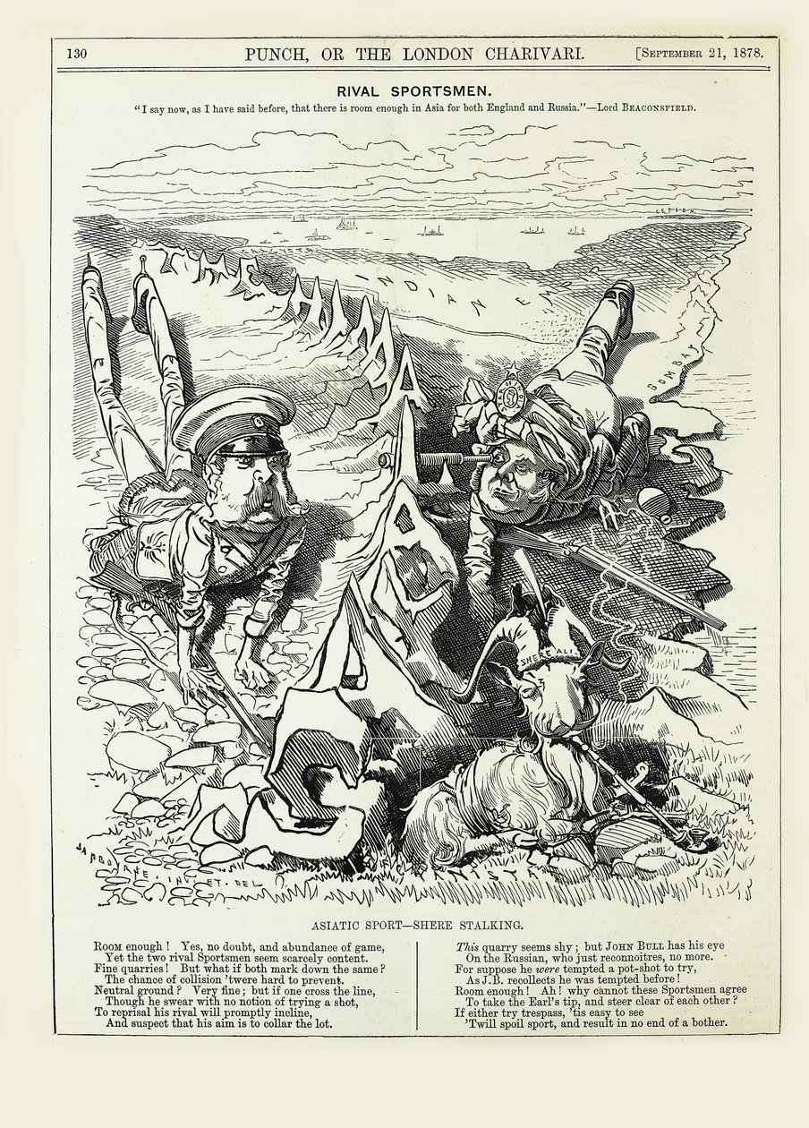 Rakip sporcular. Şimdi söylüyorum, daha önce de söylediğim gibi, yeterince yer var..., 1878. by Edward Linley Sambourne