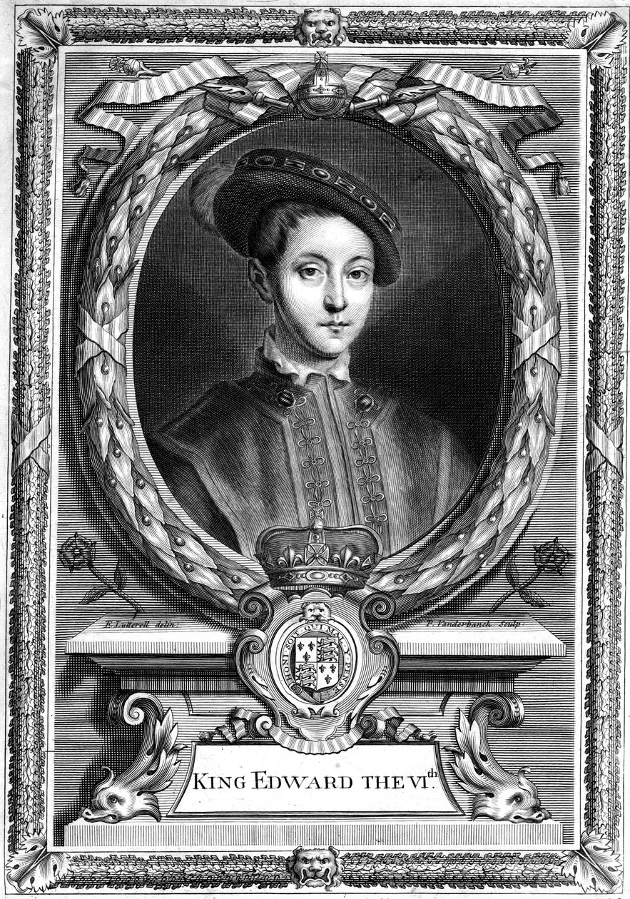Edward VI, İngiltere Kralı. by Edward Lutterell