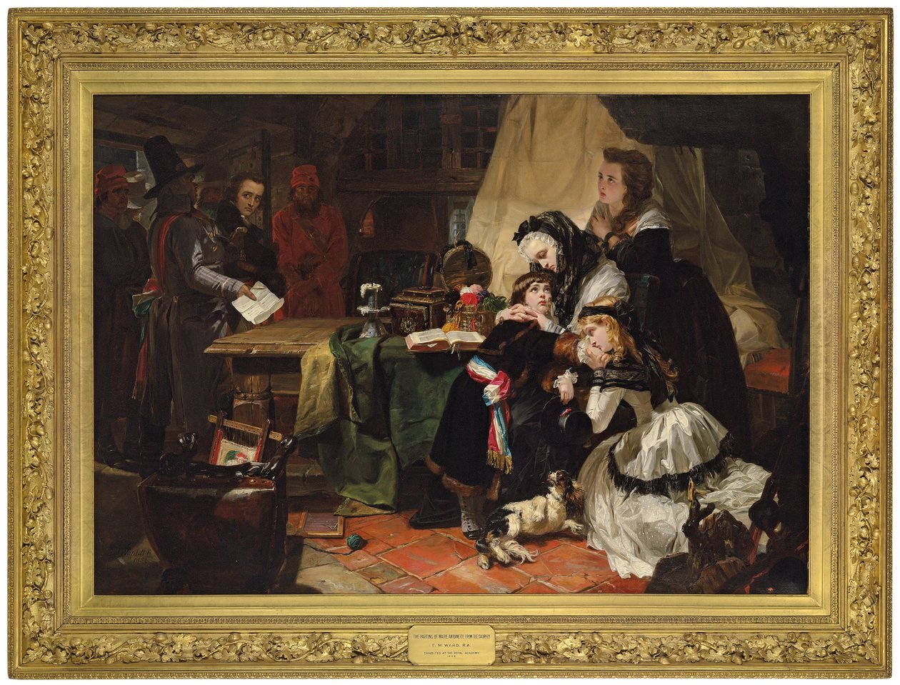 Marie Antoinette ve Oğlunun Son Ayrılığı, 1856 by Edward Matthew Ward