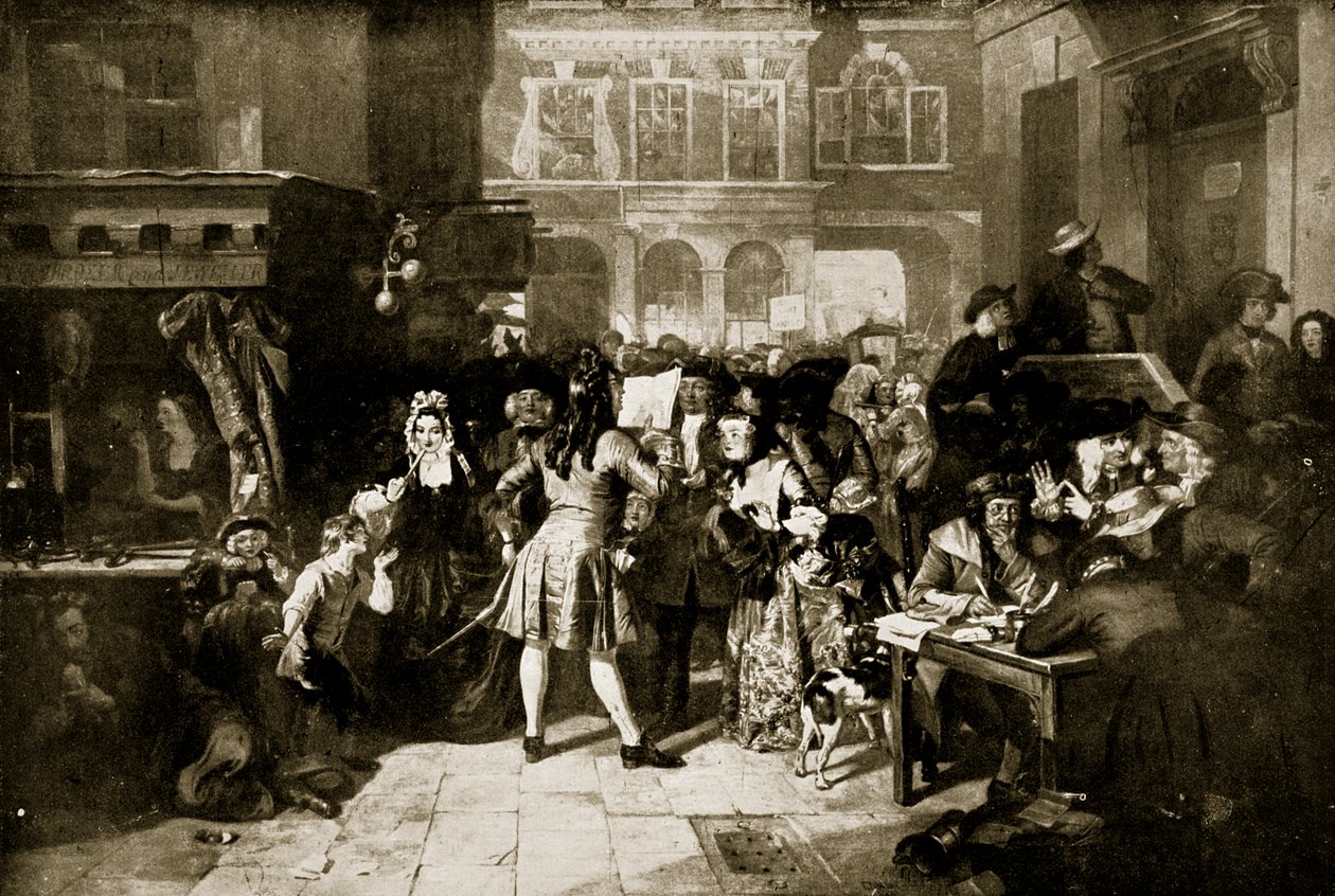 The South Sea Bubble: Change Alley, 1720, 