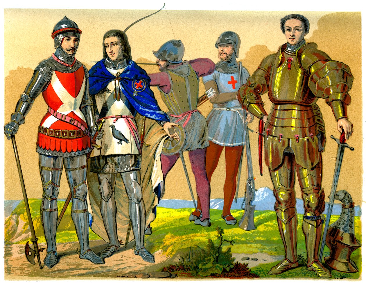 İngiliz savaş elbisesi, 15.-16. yüzyıl 1849. by Edward May