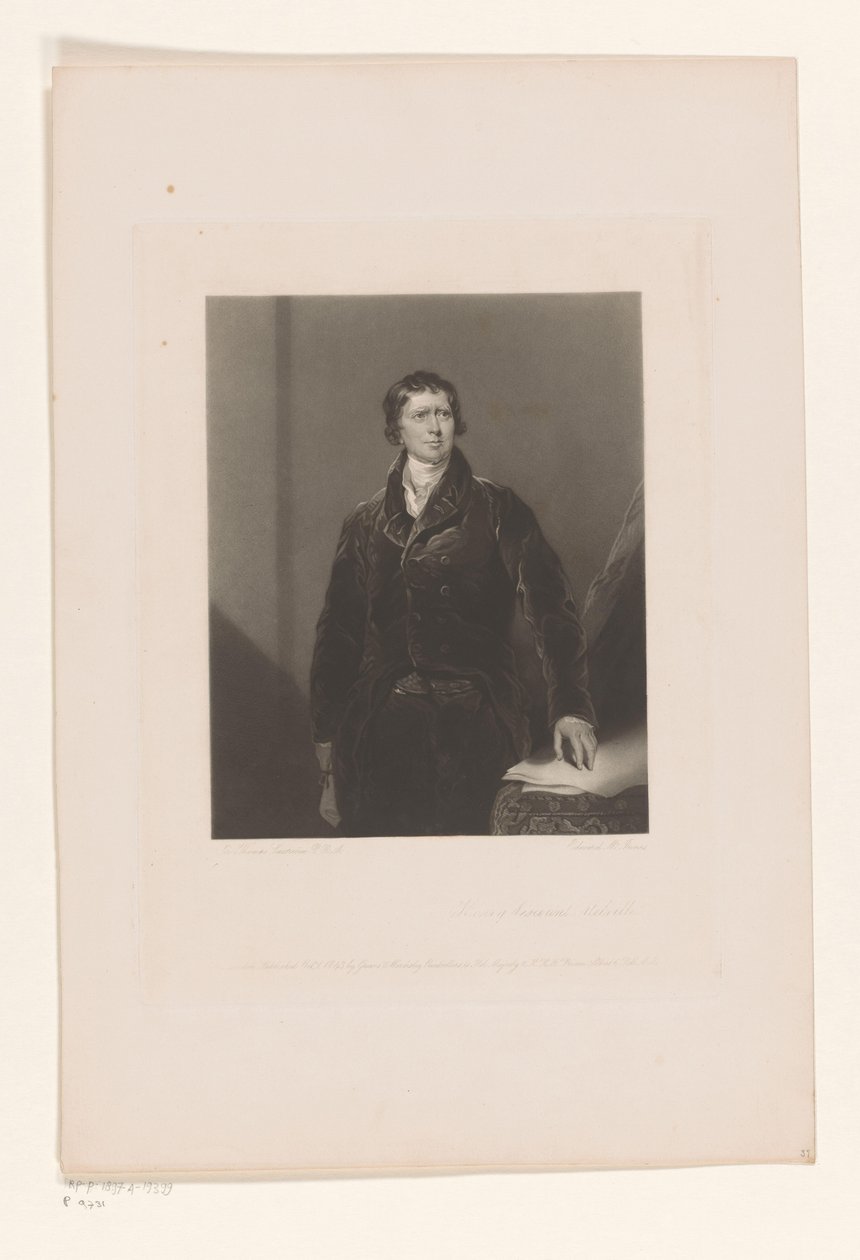 Portret van Henry Dundas Henry Vikont Melville (nesne üzerindeki başlık) by Edward McInnes