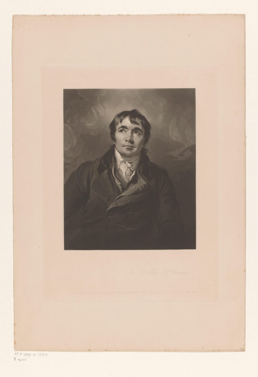 Portret van John Philpot Curran by Edward McInnes
