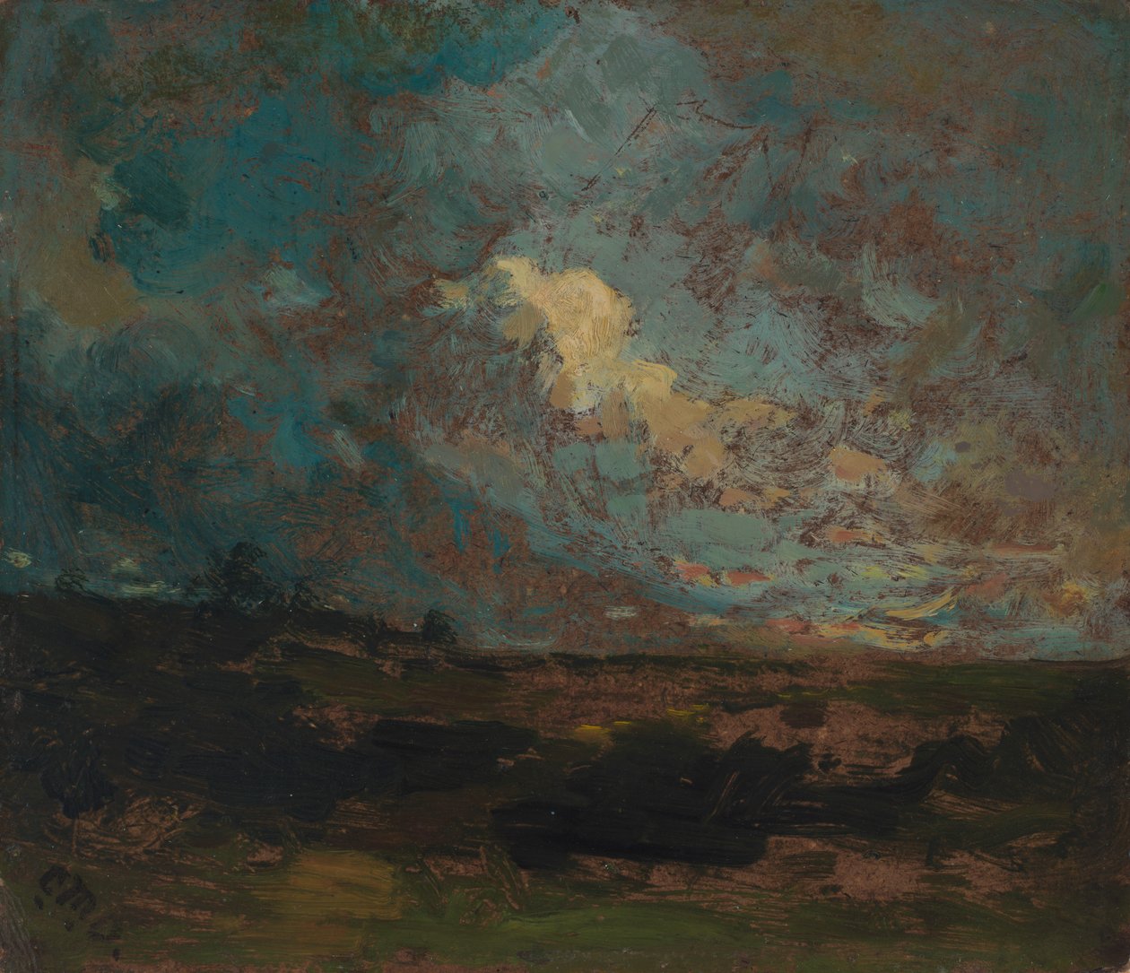 Duştan Sonra, ca. 1883-1887. by Edward Mitchell Bannister