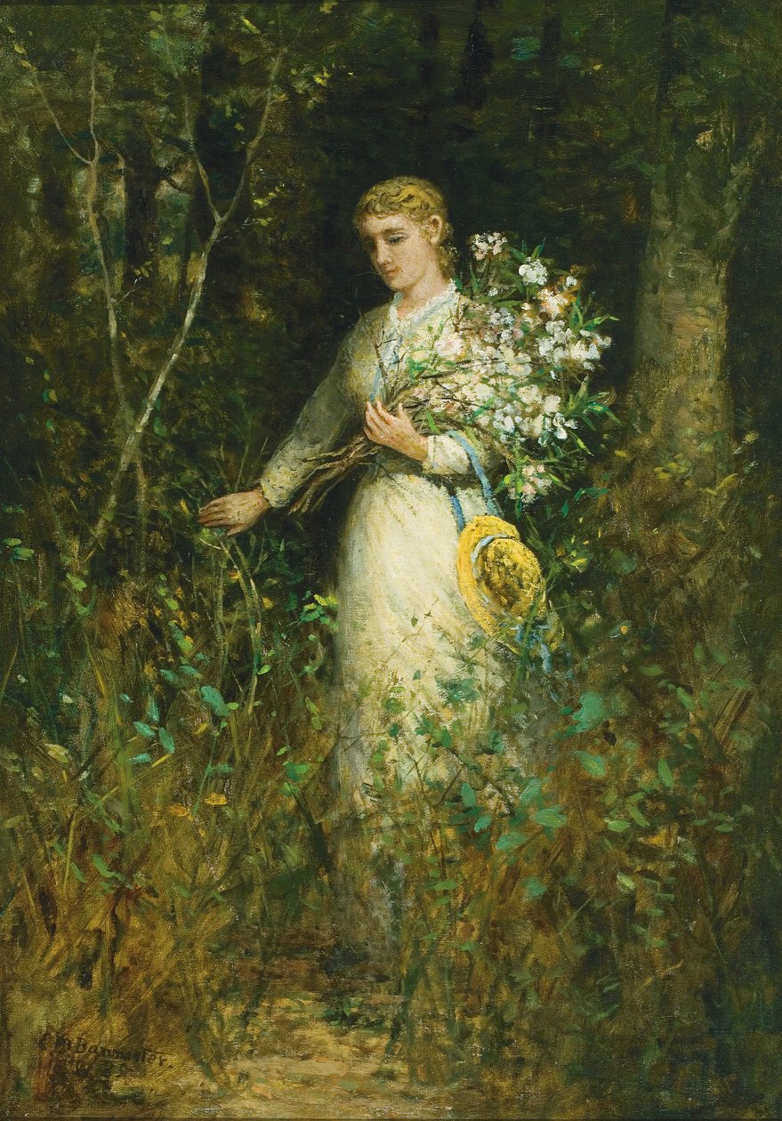Buketli Bayan by Edward Mitchell Bannister