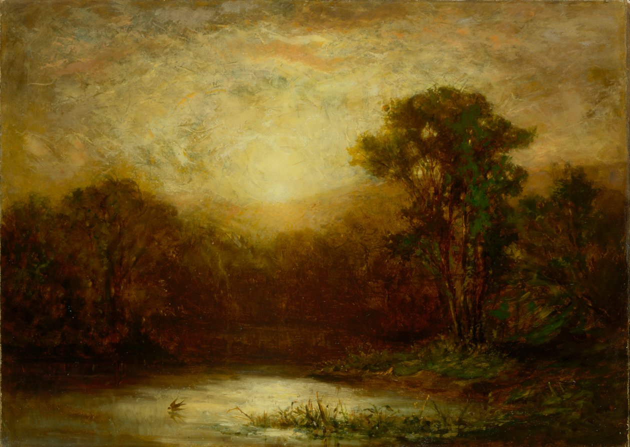Gün batımı, yaklaşık 1875-1880. by Edward Mitchell Bannister