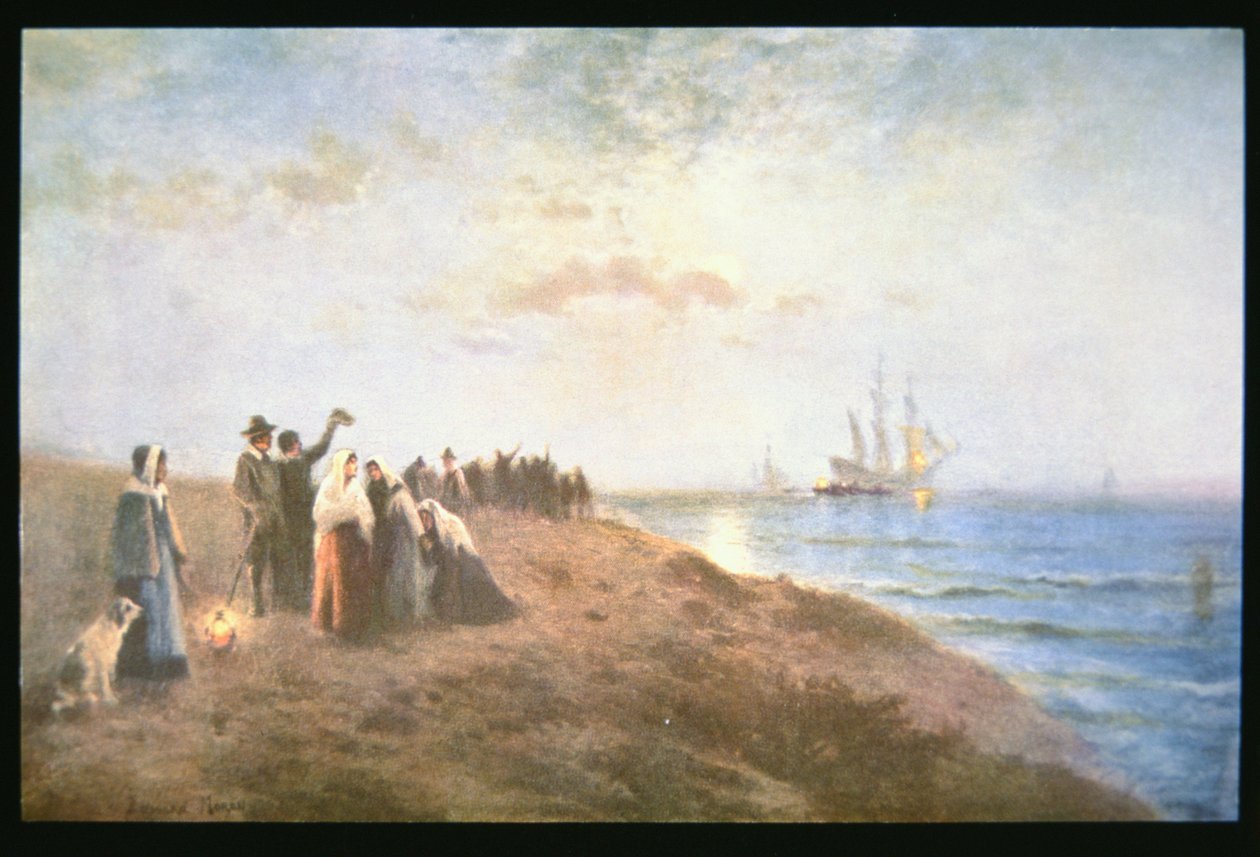 Hacıların Gemiye Çıkışı (tuval üzerine yağlı boya) by Edward Moran