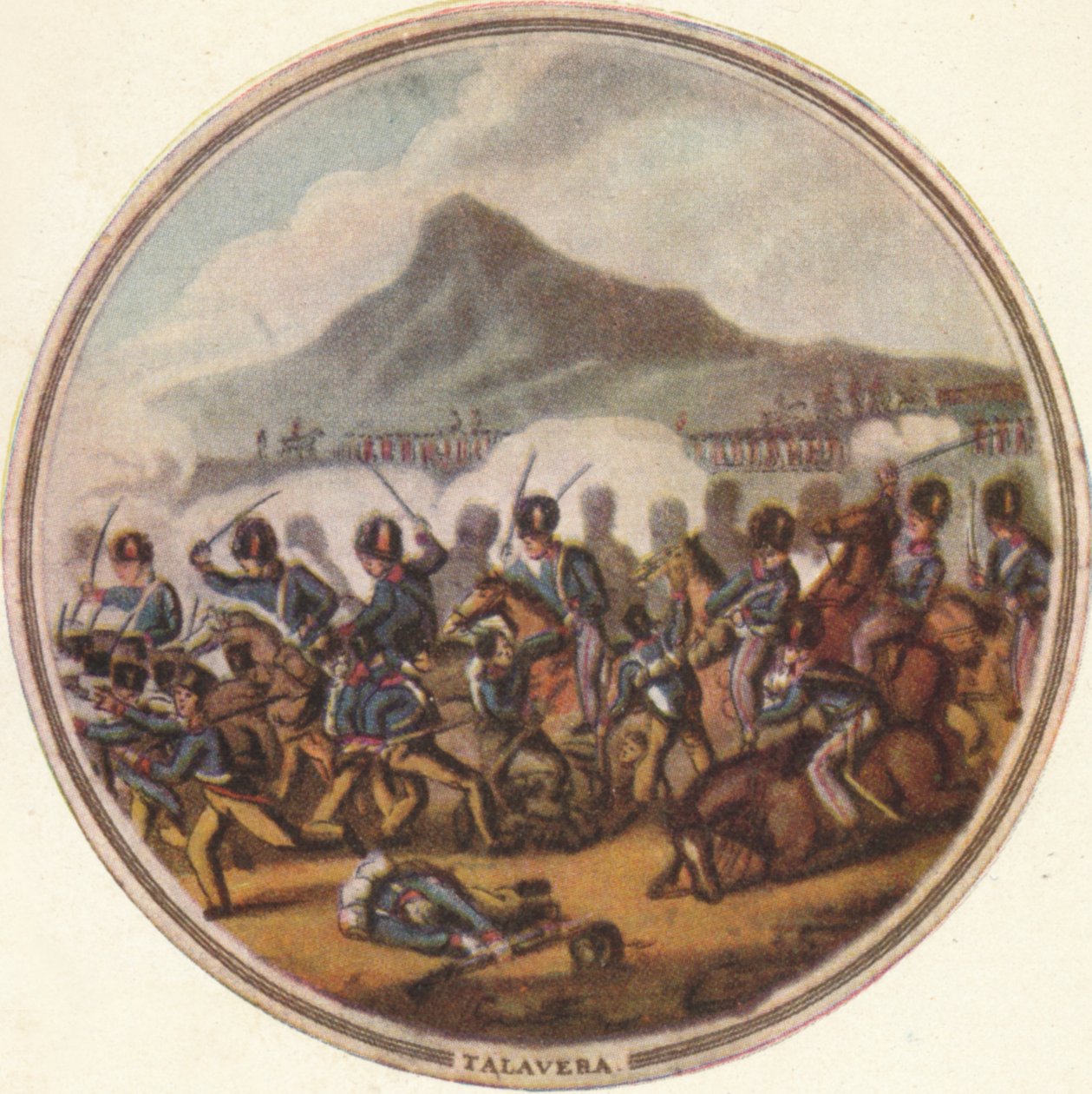 Talavera Savaşı, 1815, 1910 by Edward Orme