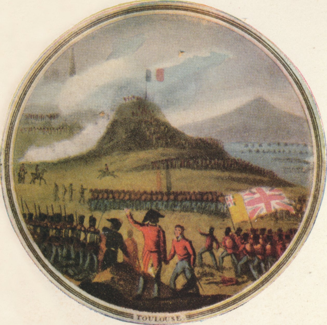 Toulouse Savaşı, 1815, 1910 by Edward Orme