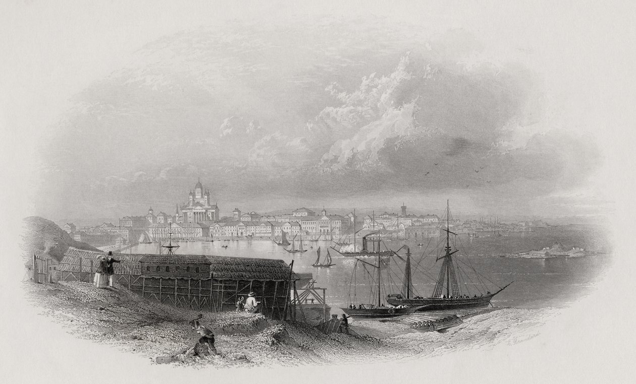Helsinki, Finlandiya by Edward Paxman Brandard