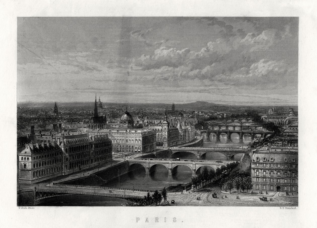 Paris, Fransa, 1883 by Edward Paxman Brandard