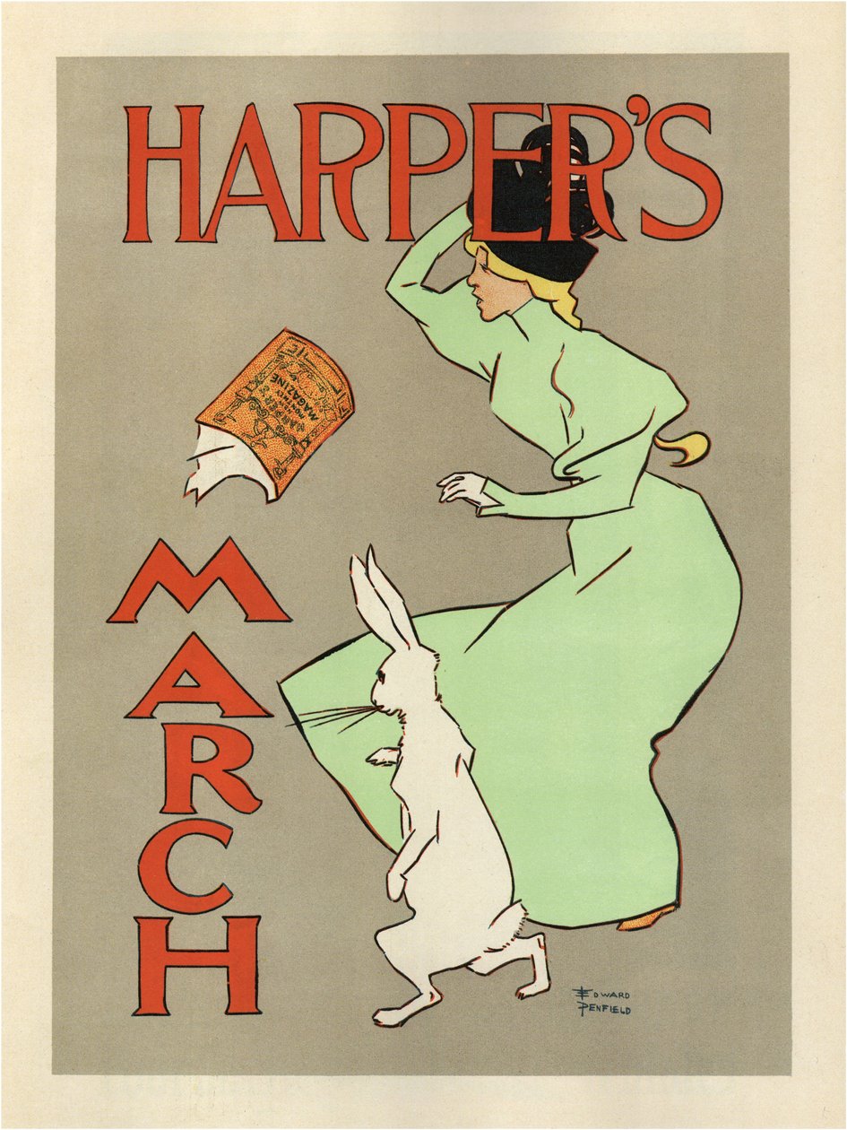 Harpers Mart, 1894 by Edward Penfield