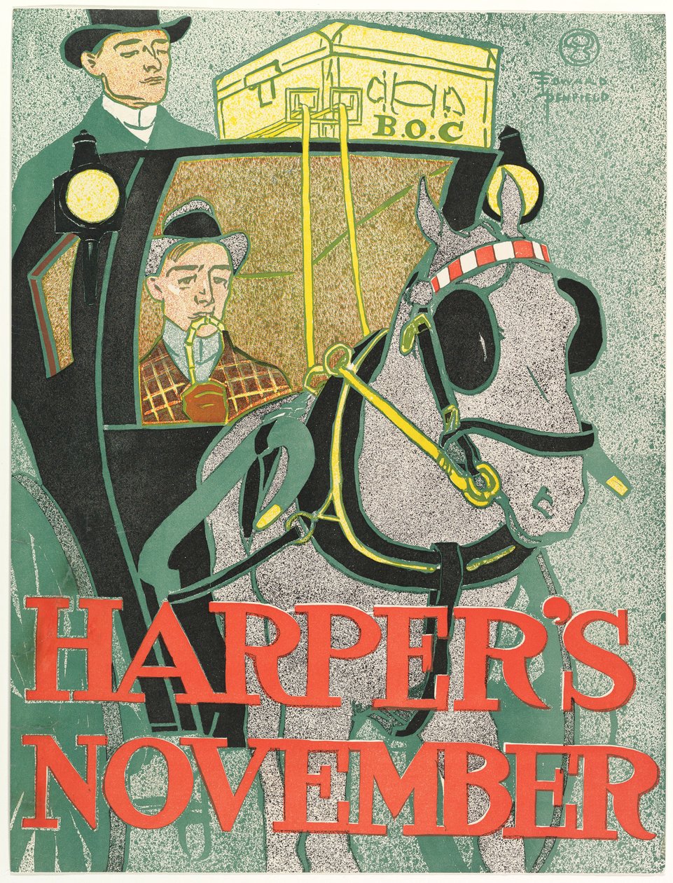 Harpers New Monthly Magazine, Kasım 1896 by Edward Penfield